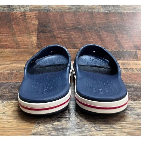 Crocs Woman’s Bayaband 205392 Blue Slip On Comfort Sandals Size 7 - Picture 4 of 8